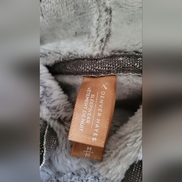 New Light Grey Denver Hayes Sleepwear Pullover Sweater - Picture 4 of 4